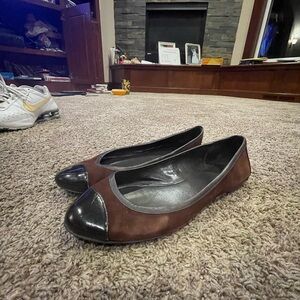 Banana Republic Black and Brown Flats